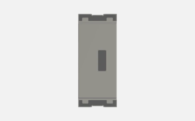 Norisys Cube Series  C Type USB Charger Socket Outlet-2.1 Amps-1M Quartz Gray - Grey