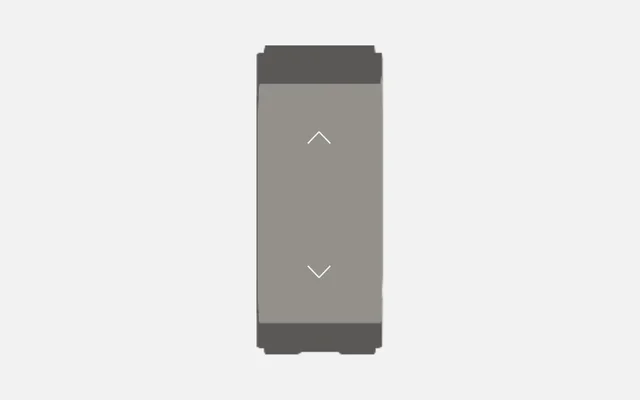 Norisys CUBE Series 16A 2 Way Switch - Quartz Gray - Quartz Gray