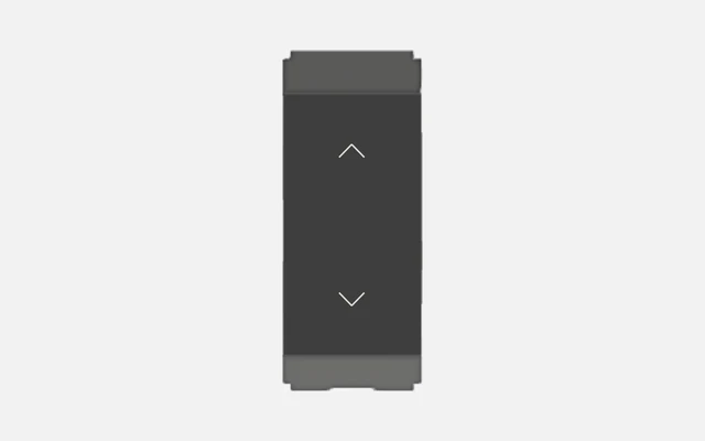 Norisys CUBE Series 6A 2 Way Switch - Charcoal Black - Charcoal Black