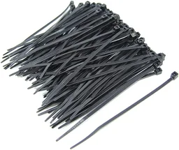 Nylon Cable Tie / Wire Tag 100MM (Pack of 100) - Black