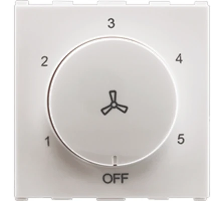 Panasonic Europa Step Regulator 2M White | Modular Fan Speed Controller