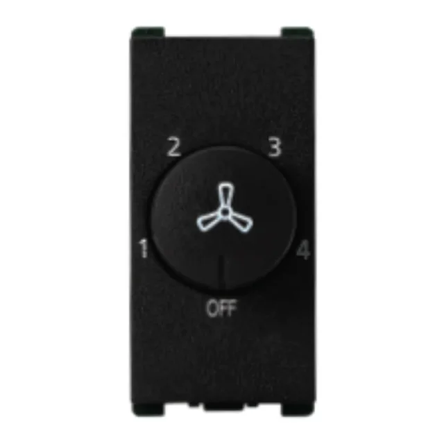 Panasonic Vision Step Fan Regulator 1M Black | 4-Step Modular Fan Controller - Black