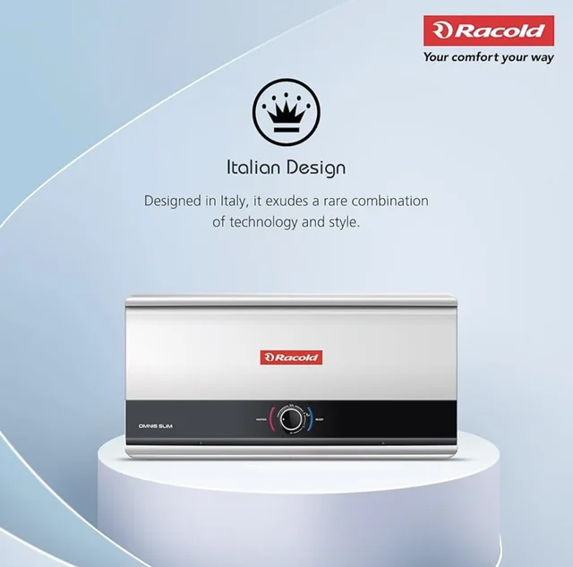 Racold Omnis Slim Storage Water Heater - 15 Liters
