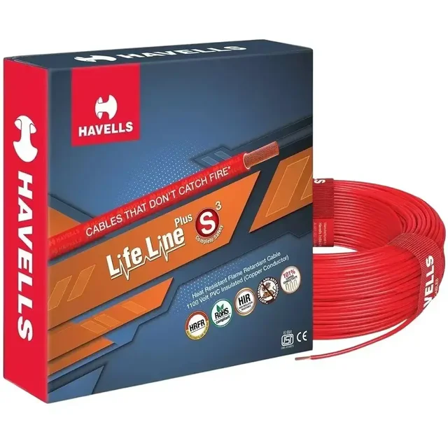 Havells 1.5 Sqmm FRLS-H Wire 90Mtr - Red