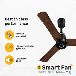 Atomberg Renesa Elite Smart Ceiling Fan - 900mm, Dark Walnut