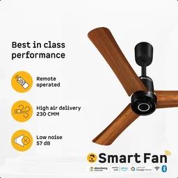 Atomberg Renesa Elite Smart Ceiling Fan - 900mm, Golden Oakwood