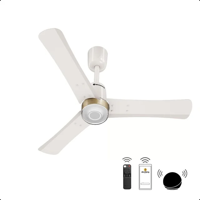 Atomberg Renesa Elite Smart Ceiling Fan - 900mm, Pearl White