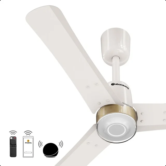 Atomberg Renesa Elite Smart Ceiling Fan - 900mm, Pearl White