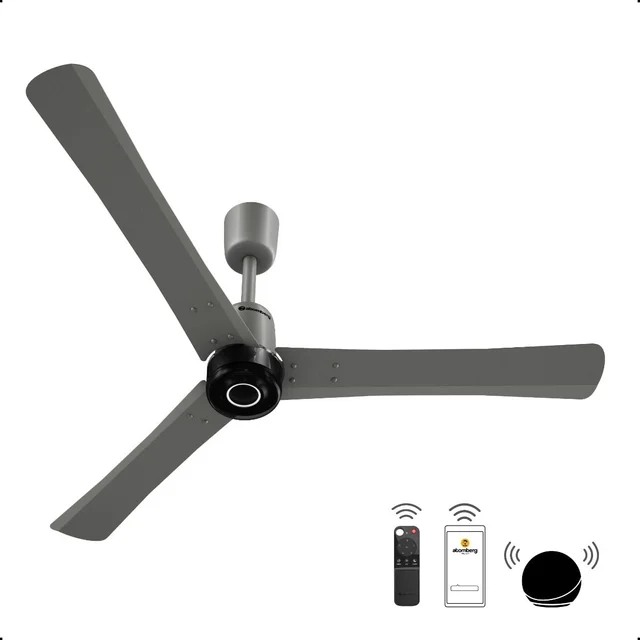 Atomberg Renesa Elite Smart Ceiling Fan - 1200mm, Sand Grey