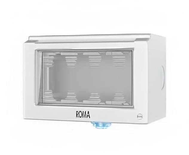 Anchor by Panasonic Roma Urban 4M Weatherproof Box (IP55), Grey Colour - Grey - 66664 - Grey