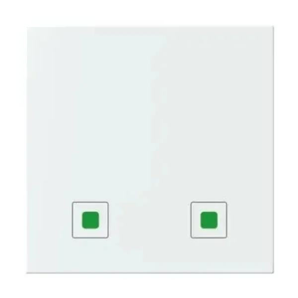 Anchor by Panasonic Roma Urban Switch 5A, 2 Channel, 2 Module - White - 71022 - White