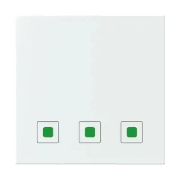 Anchor by Panasonic Roma Urban Switch 5A, 3 Channel, 2 Module - White - 71023 - White