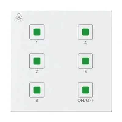 Anchor by Panasonic Roma Urban Fan Regulator 100W, 1 Channel, 2 Module - White - 71026 - White
