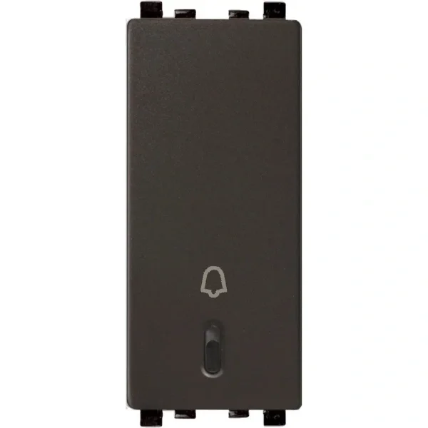 Schneider Electric ZENcelo 6A Bell Push Switch Dark Grey - IN8405(BZ)