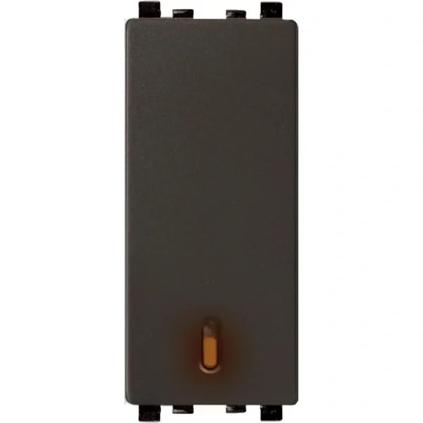 Schneider Zencelo 16A 1 Way with Neon Indicator Switch Dark Grey - Grey