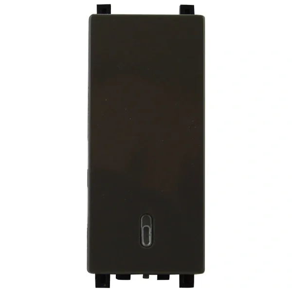 Schneider Electric ZENcelo 6AX 1 Way Switch Dark Grey - IN8401(BZ) - 1 Way, Dark Grey
