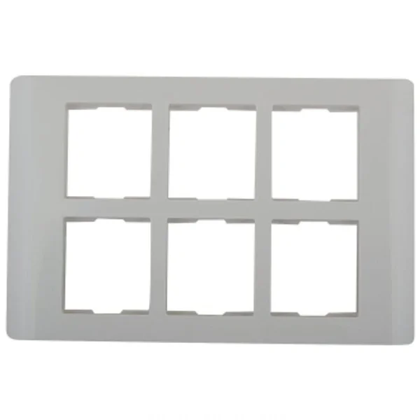 Schneider Electric ZENcelo 12M Grid & 12M Cover Frame White - IN84012C - White