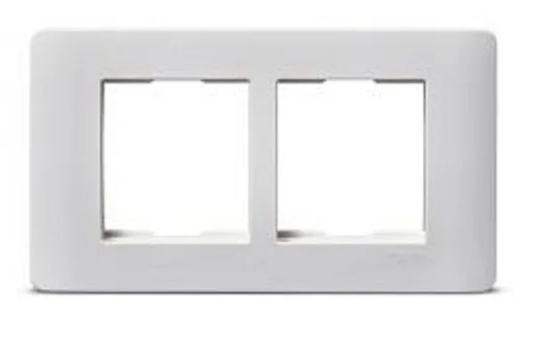 Schneider Electric ZENcelo 4M Grid & 4M Cover Frame White - IN8404C - White