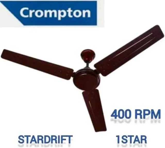 Crompton Star Drift 1200mm Ceiling Fan (1 Star | Pack of 1) - 1200mm, Brown