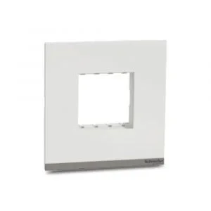 Schneider Unica Pure - 2M White Plate - White