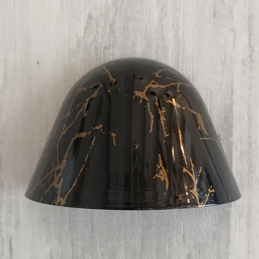 1 Way X 5 Watts Black Marble Finish Outdoor Light Volvo 802