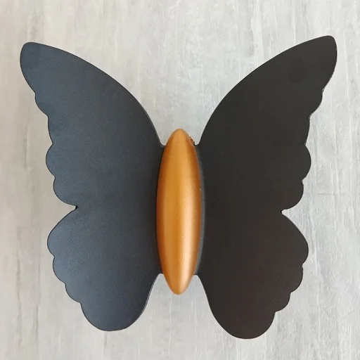 2 Way x 3W Butterfly LED Outdoor Light Black Finish Volvo 812