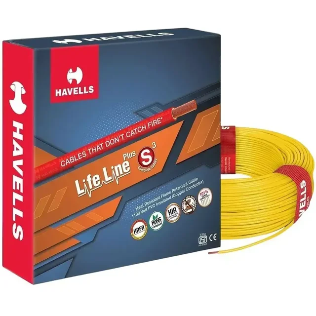 Havells 1.0 Sqmm FR Wire 90Mtr - Green