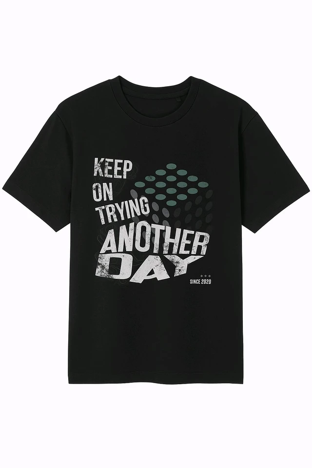"Essential Black Comfort Tee"