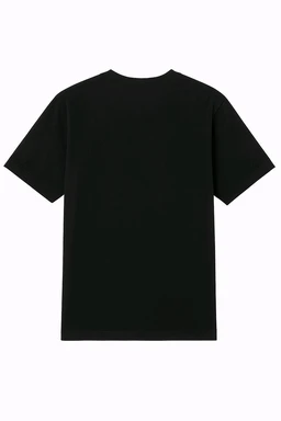 "Essential Black Comfort Tee" - Small, Black