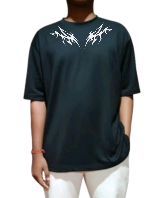 Men's Soft Black Comfortable "It's ALL A PART OF THE PROCESS" Tshirt. Oversized With Sporty And Gym Tshirt...