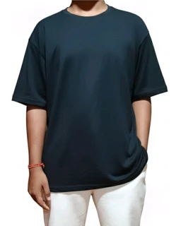 DSA CollectioN Men's Soft Black Comfortable "VENOM" Tshirt. Oversized With Sporty And Gym Tshirt... - Black, L