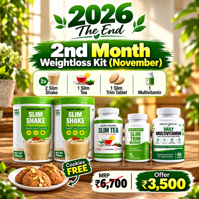 2nd Month Weight Loss Kit + Free Cookies | Healthy Wealthy