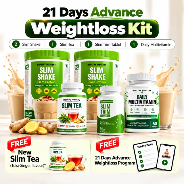 Healthy Wealthy 21 Days Advance Weight Loss Kit with Free Program