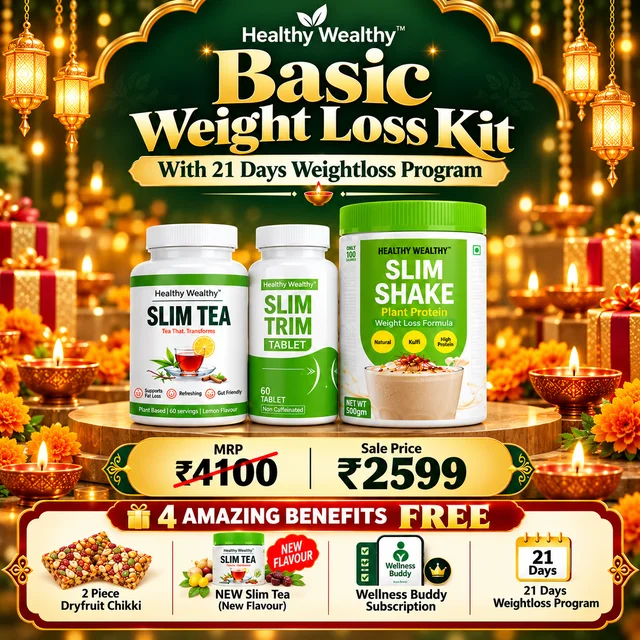 Healthy Wealthy Basic Weight Loss Kit with 21 Days Weightloss Program