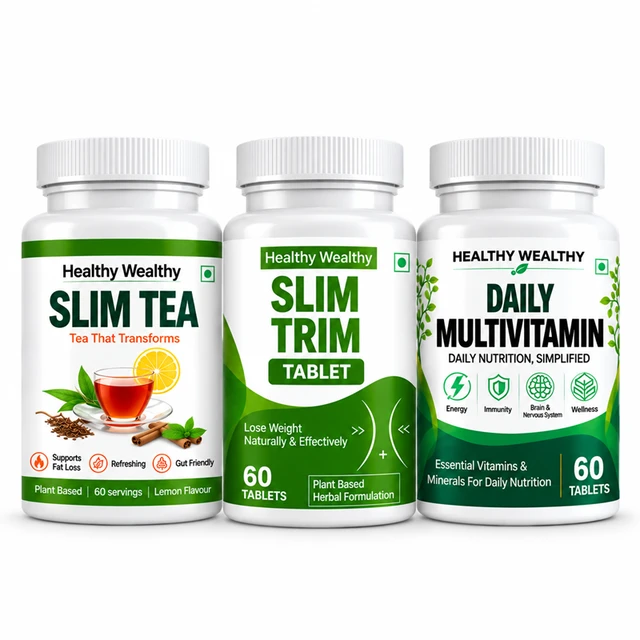 Daily Wellness Combo – Slim Tea, Slim Trim & Multivitamin