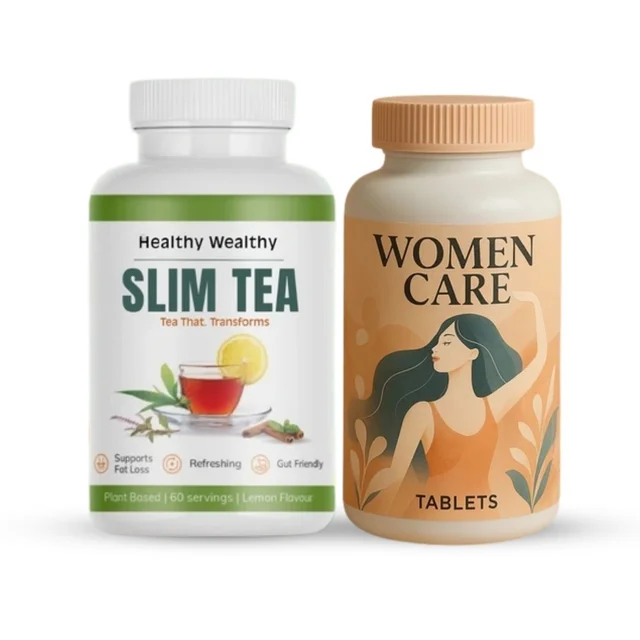 PCOD & weight managment Beginners Kit (Women Care Tablet & Slim Tea)
