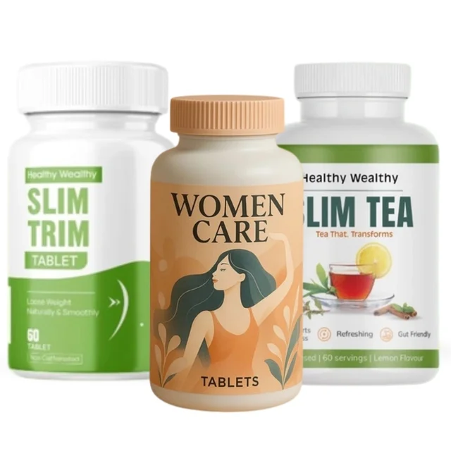 PCOD & Weight Management Advance Kit (Women Care,Slim Tea & Slim Trim Tablet)
