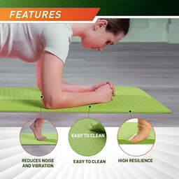 Healthy Wealthy Yoga Mat Premium Quality TPE