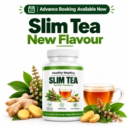Healthy Wealthy Slim Tea Ginger Tulsi – Pack of 2 ✅