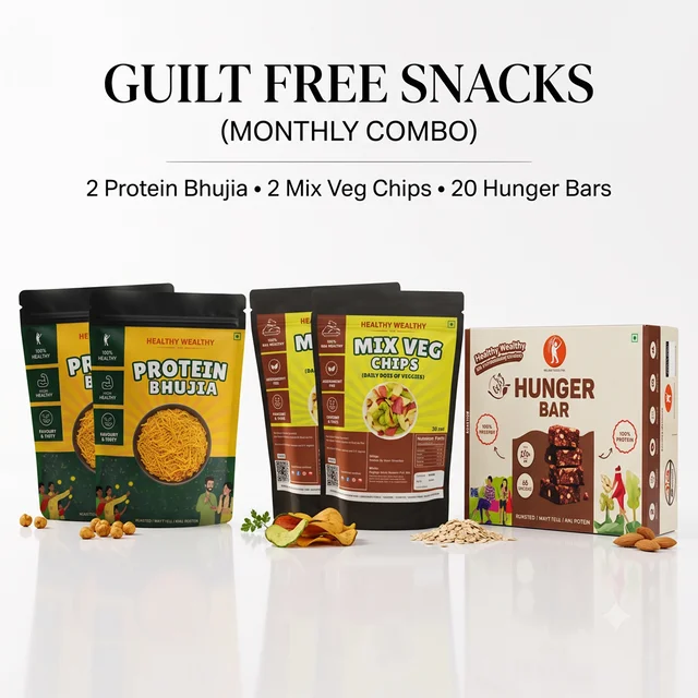 Guilt Free Snacks Monthly Combo – Healthy High Protein Snacks for Weight Loss