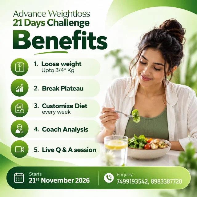 21 Days Advance Weight Loss Challenge | Healthy Wealthy