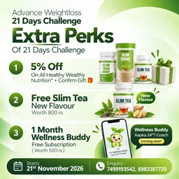 21 Days Advance Weight Loss Challenge | Healthy Wealthy