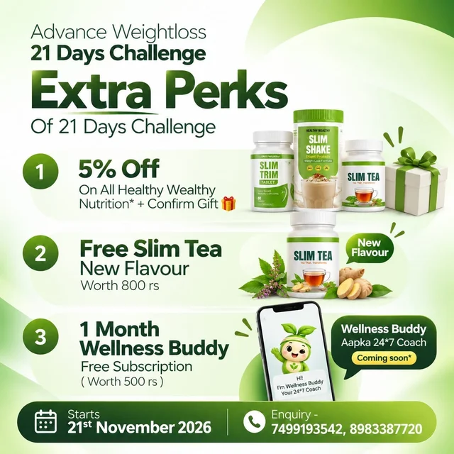 21 Days Advance Weight Loss Challenge | Healthy Wealthy
