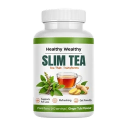 Healthy Wealthy Slim Tea – Ginger Tulsi Flavour