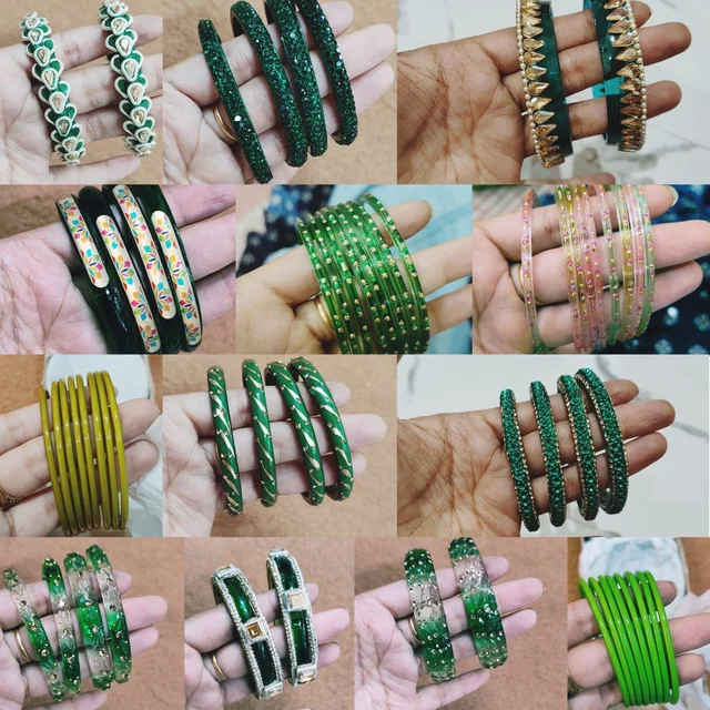 Sawan Green Bangles SALE (30 sets in 1 pack)