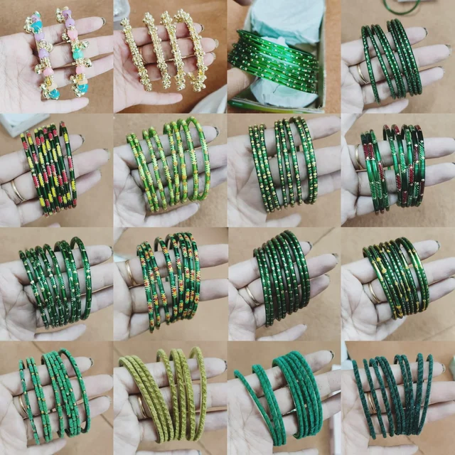 Sawan Green Bangles SALE (30 sets in 1 pack)