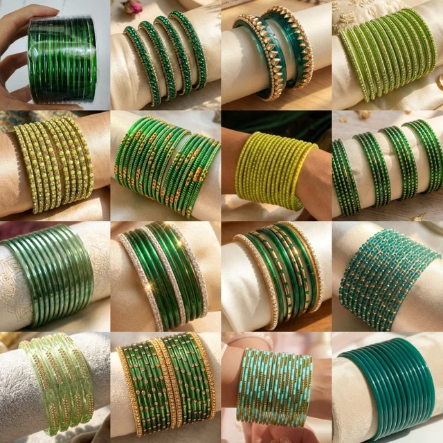 Sawan Green Bangles SALE (30 sets in 1 pack)