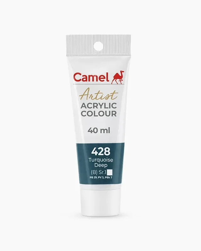 CAMEL Camel ARTIST ACRYLIC COLOUR TUBE 40 ML TURQUOISE DEEP