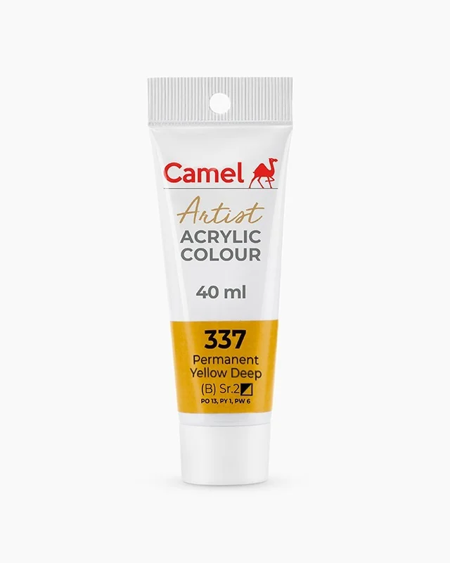 Camel Artist Acrylic Colour Permanent Yellow Deep 40 ml
