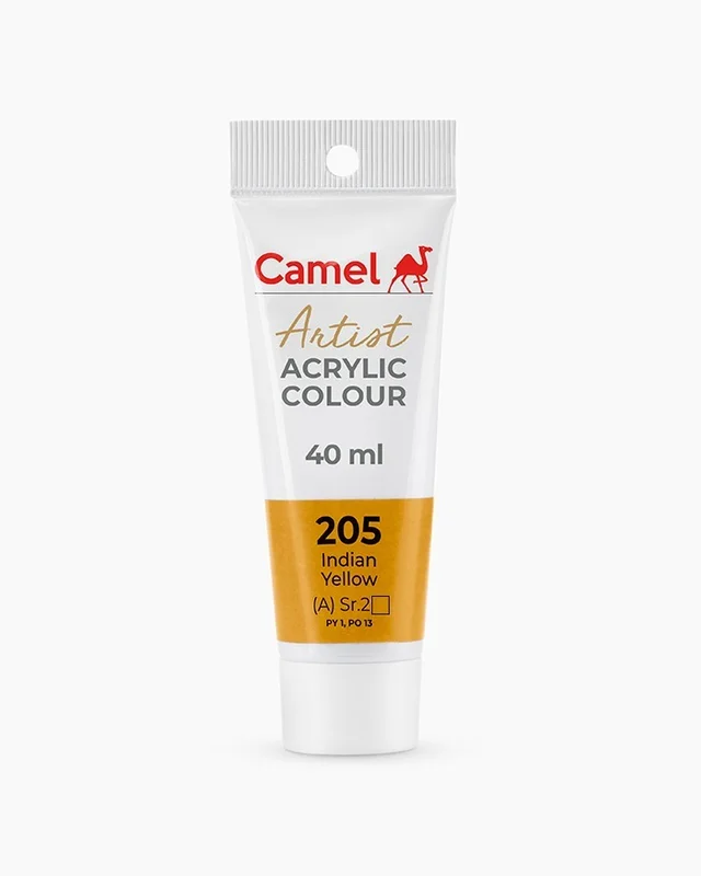Camel Artist Acrylic Colours Indian Yellow 40 ml